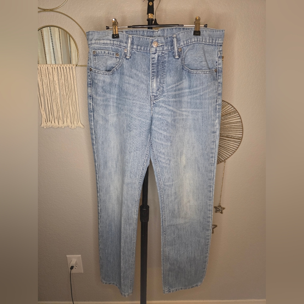 Levi's Men's Straight Jeans in Light Blue